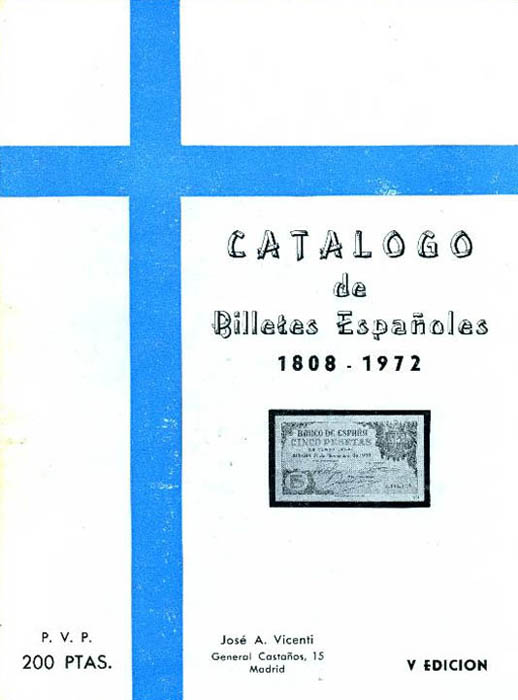 Catálogo de billetes españoles