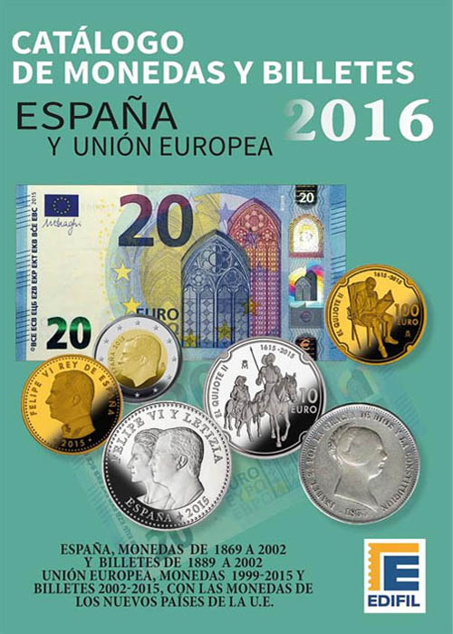 Catálogo de monedas y billetes España y Unión Europea