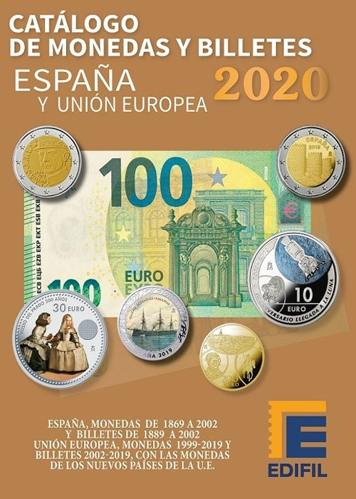 Catálogo de monedas y billetes España y Unión Europea